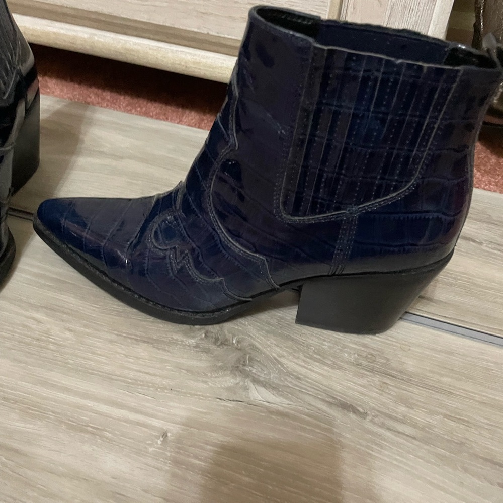 Women's Blue Ankle Boots